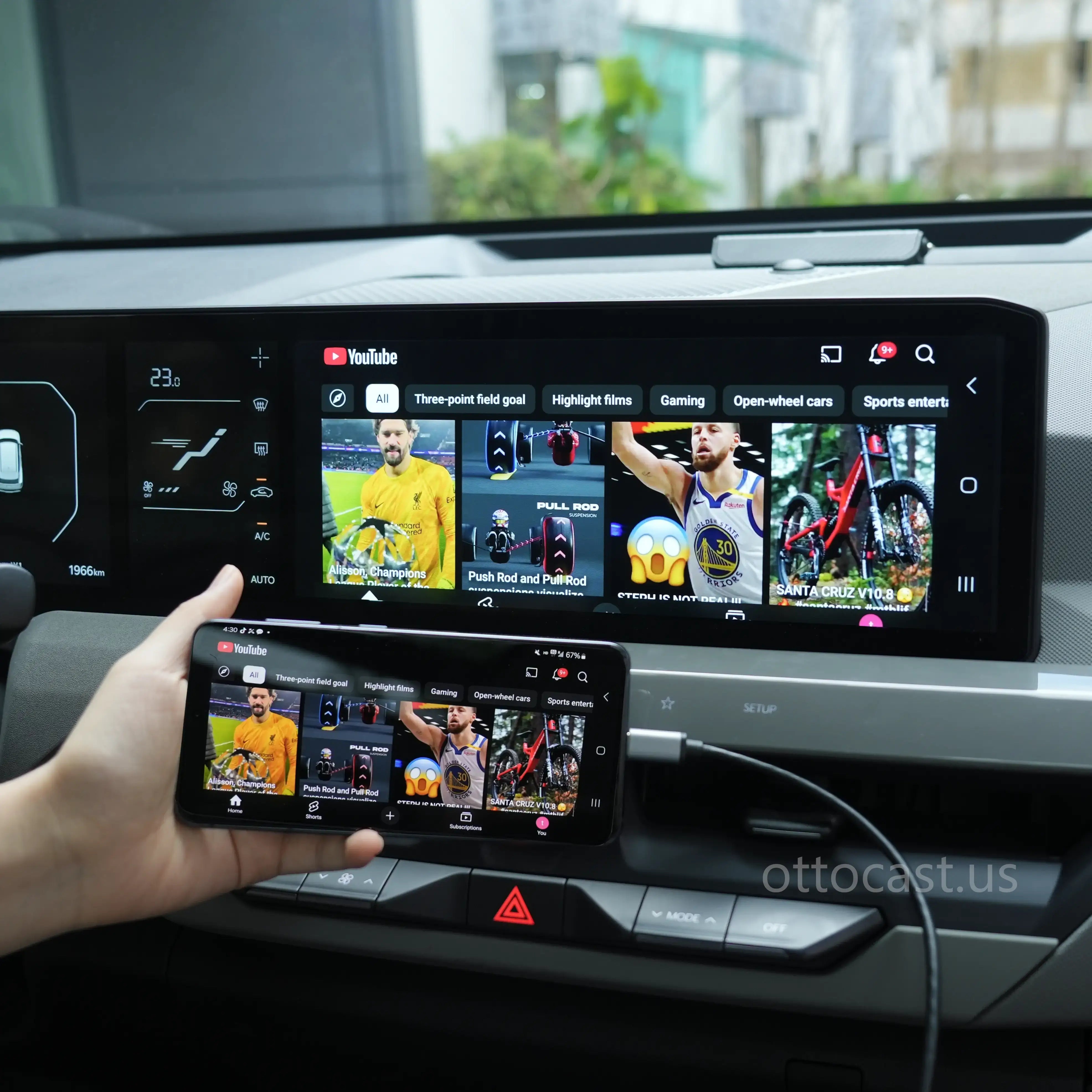 (🎉Summer Sale 40% OFF) 2025 New Upgrade Car TV Mate Pro | HDMI Streaming + Fire TV Sticks + Screen Mirroring & Wireless CarPlay Android Auto Adapter