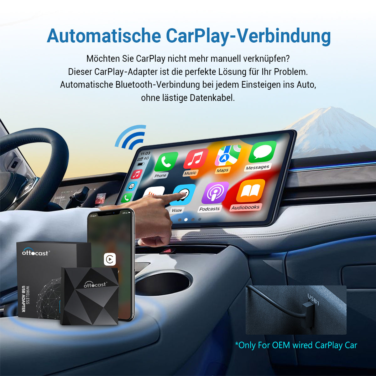 U2-AIR Wireless CarPlay Adapter