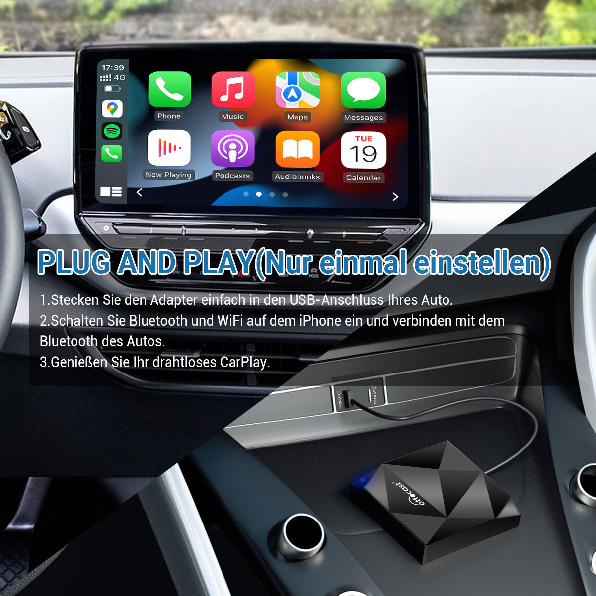 U2-AIR Wireless CarPlay Adapter