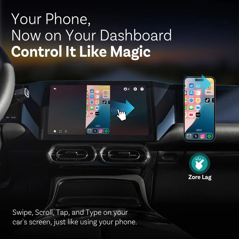 (🎉Summer Sale 40% OFF) Ottocast® Mirror Touch Adattatore Wireless CarPlay