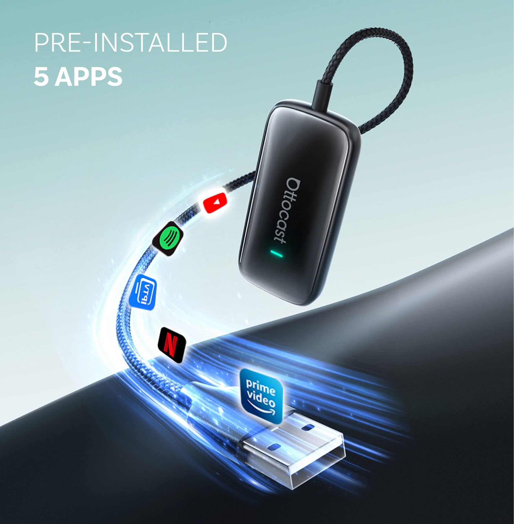 2026 New Release Plav2Video Ultra | Wireless CarPlay & Android Auto All-in-One Adapter with App Hub