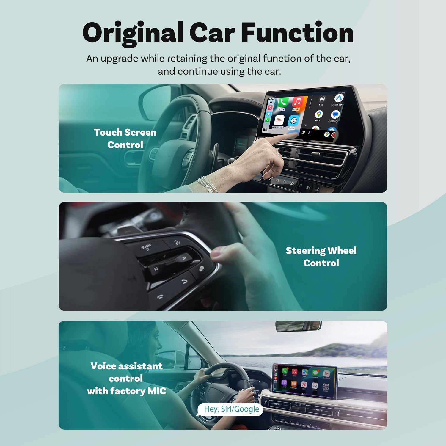 Mini 3.0 Ultra Cube Wireless CarPlay Android Auto Adapter